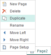 Duplicate Page in HTML5 Designer