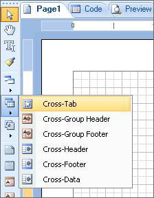 Add a Cross-Tab to the report