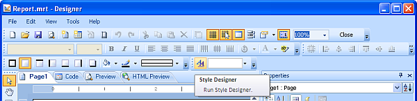 Create a style in Standard UI