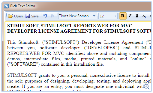 Stimulsoft Reports.Web for MVC