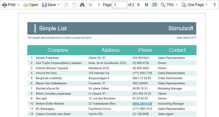 The Open button in the Reports.JS viewer