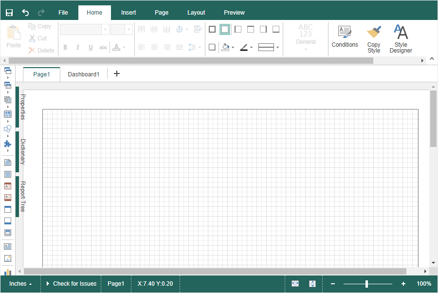 Stimulsoft Reports用户手册：Report Designer介绍
