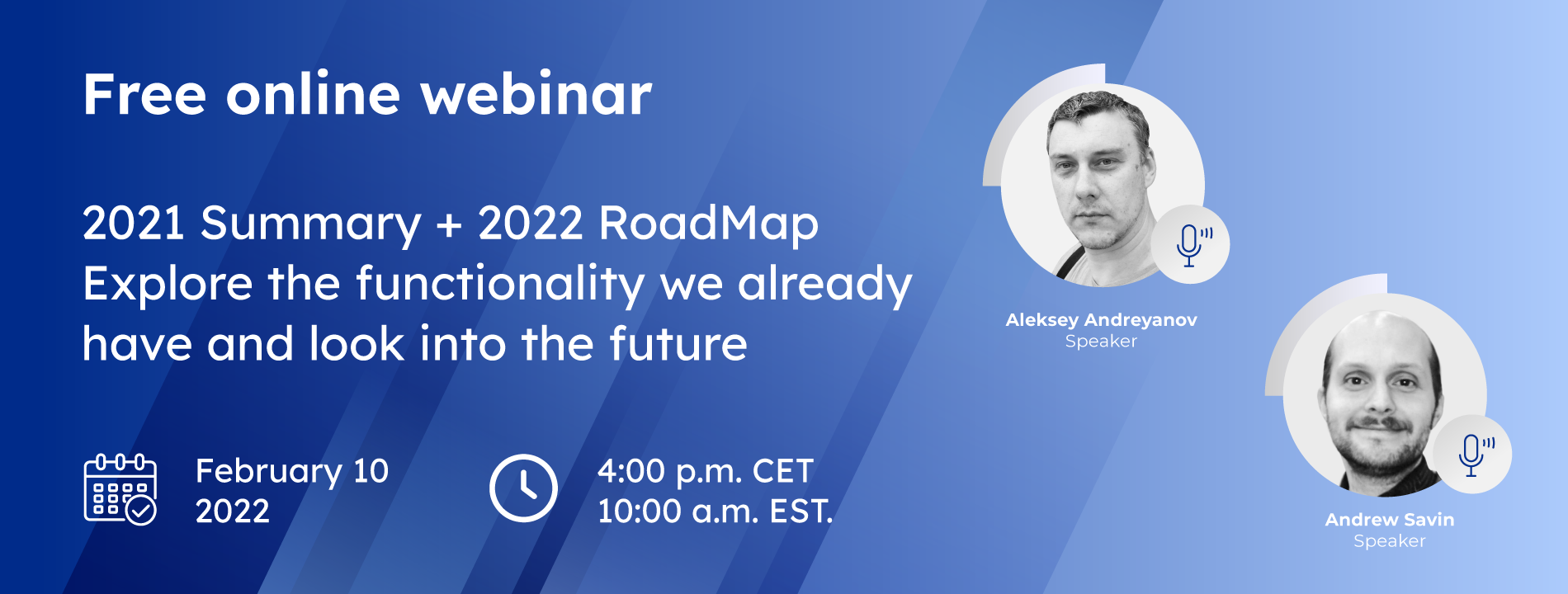 Stimulsoft Webinar. 2021-Zusammenfassung + 2022-Roadmap