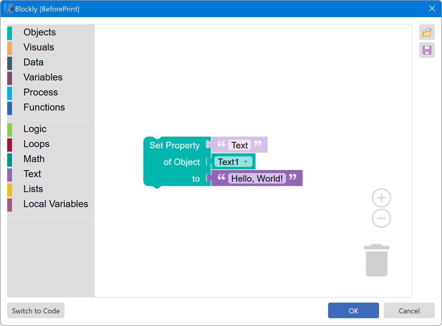 Result script