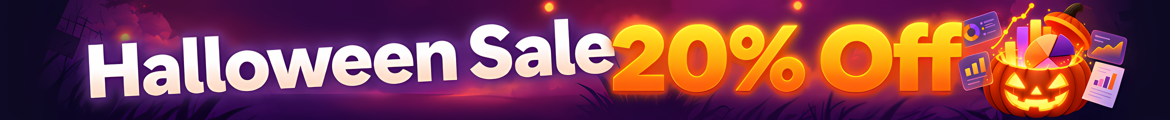 Halloween Sale – 20% Off