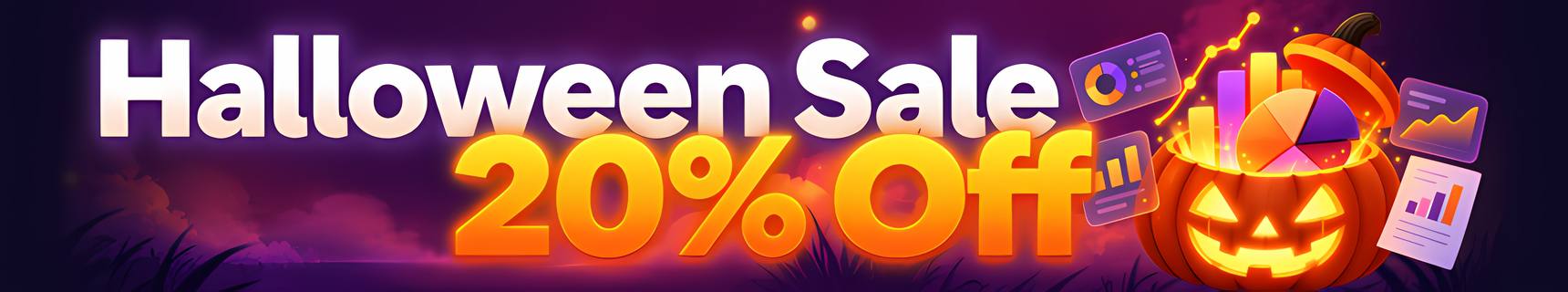 Halloween Sale – 20% Off