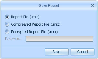 Work with files of reports