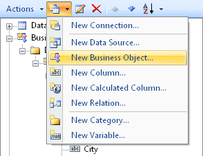 A new method of working with business objects