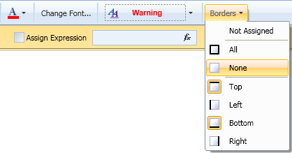 Conditions and borders of components