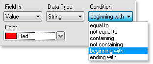 Conditions in Series Labels