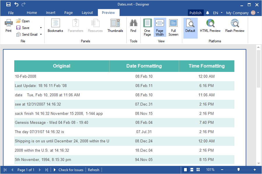 Publishing Dashboards