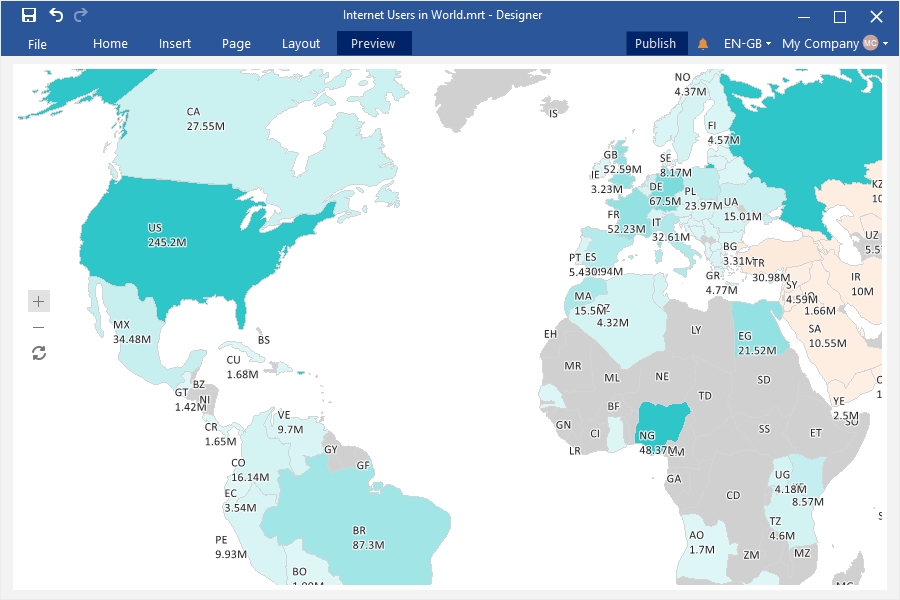 Scaling of Regional Map Scaling of Regional Map