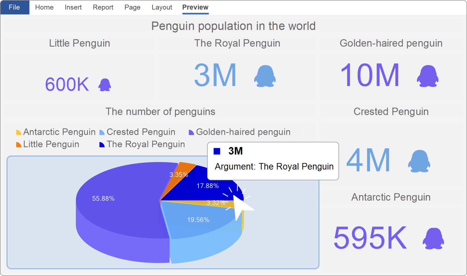 Click Event for dashboard elements