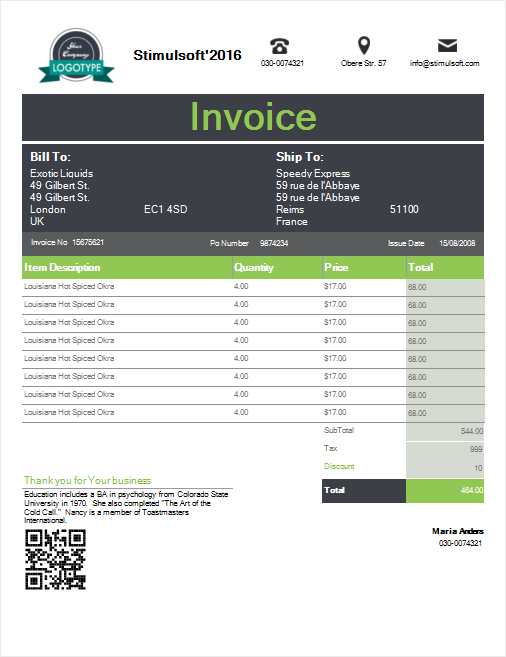 Invoice Lime