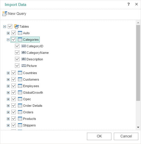 import data