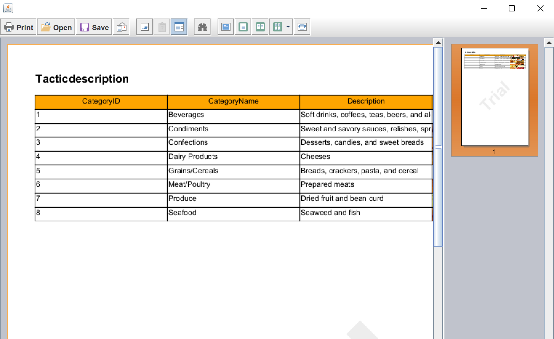 Creating Report at Runtime