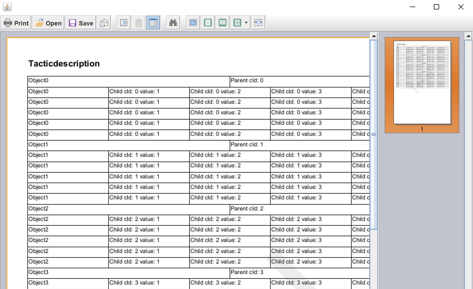 Creating Report with Relations at Runtime