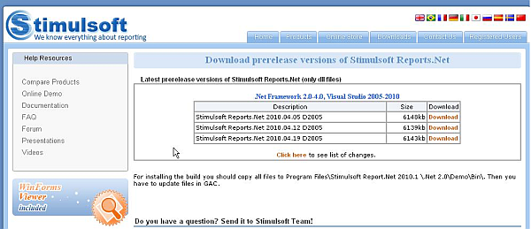 Stimulsoft reporting tools
