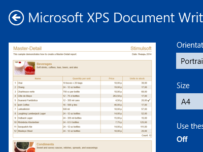 XPS Export Settings