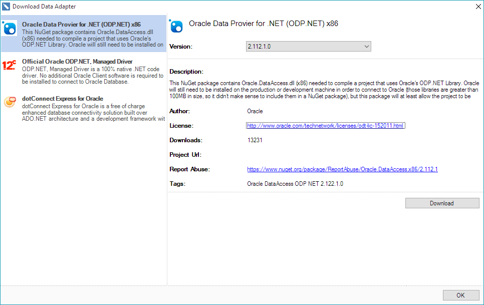 Data Adapters NuGet Data Adapters NuGet